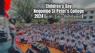 Dinesh Tharanga  Childrens Day Negombo St Peters College 2024 ළමා දිනය නිමිත්තෙන් [upl. by Levin]