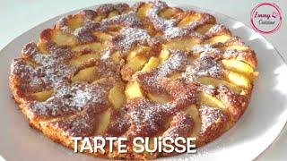 Tarte suisse aux pommes 🍎 sans pâte feuilletée ni sablée [upl. by Minor559]