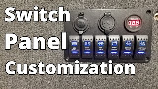 COMPLETE Switch Panel Breakdown and Customization Jon Boat to Bass Boat Conversion Lowe 1448 [upl. by Alohcin141]