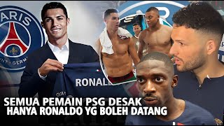 Gak mau yg Lain Skuad PSG setuju Pilih Hanya Ronaldo yg paling Layak Gantikan Mbappe di Paris [upl. by Eanad]