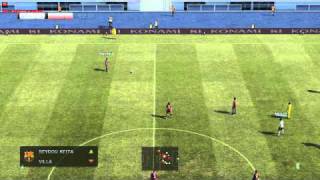 Pro Evolution Soccer 2011 Demo Gameplay [upl. by Pantheas]