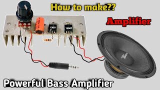 How to make Amplifier using 13007 transistor at home  Rahul Mokhria [upl. by Thgiwd]