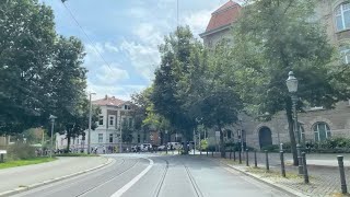 Führerstandsmitfahrt in Braunschweig auf der Linie 5 Depot  HBF [upl. by Ericksen]