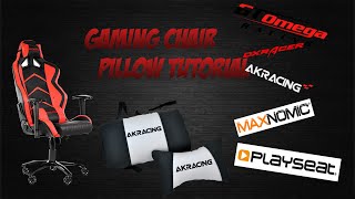 How To Install The Pillows On A Gaming Chair Full HD 60 Fps Short and EASY [upl. by Caasi]