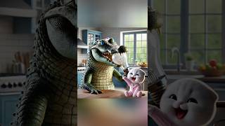 Cat cute Crocodile Becomes Decorative Lamp Monkey Snake Frog cat kucing funny [upl. by Krystalle210]