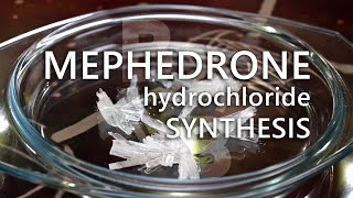 4MMC mephedrone hydrochloride synthesis [upl. by Natsirt]