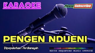 PENGEN NDUENI Ferdiansyah KARAOKE [upl. by Minor]