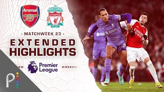 Arsenal v Liverpool  PREMIER LEAGUE HIGHLIGHTS  242024  NBC Sports [upl. by Edric]