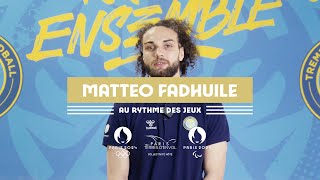 EP04 Mattéo Fadhuile joueur du Tremblay Handball quotà fond derrière l’équipe de Francequot [upl. by Nonna571]