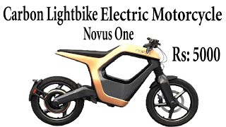 Carbon Lightbike Novus One  electric motorcycle  Ideas Mist [upl. by Assila]