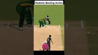 Realistic Bowling Action of R Ravindra in Real Cricket 24 shorts viraltrendingrealcricket24yt [upl. by Kela]