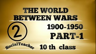 LONG TERM CAUSES OF WORLD WARS  The world between wars 19001950 part 1 [upl. by Clovis]