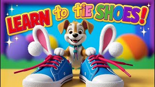 Magical Way to Tie Your Shoes 🐰 Kids Song for Learning Laces [upl. by Redfield]