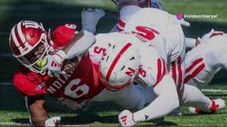 Justice Ellison’s FiveYard Touchdown Powers Indiana Against Nebraska [upl. by Joanie]