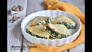 Crepes ricotta e spinaci gratinate in forno  Ricette che Passione [upl. by Iliam853]