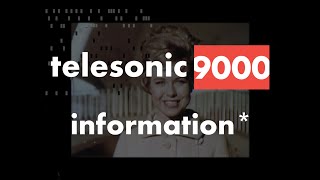 TELESONIC 9000  Information [upl. by Annawoj]