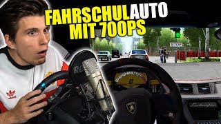 Lamborghini Aventador 700PS als FAHRSCHULAUTO ✪ FahrschulSimulator [upl. by Kcirad]