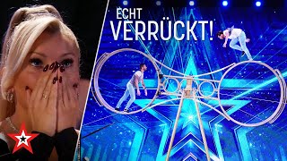 Echt verrückt Beim Todesrad hält die Jury die Luft an  Das Supertalent vom 31102020 [upl. by Leanahtan]