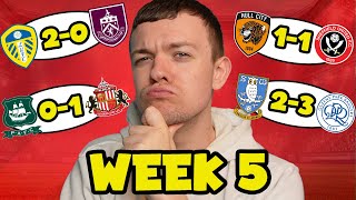 My Championship Week 5 Score Predictions [upl. by Fenwick]