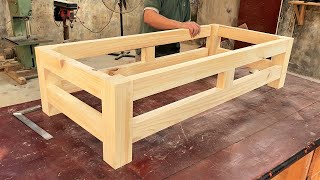 Ingenious Techniques Woodworking Workers  Rustic Large Woodworking Products Wooden Furniture [upl. by Marley547]