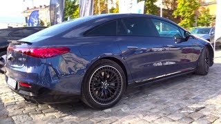 2023 MercedesAMG EQS 53 4Matic Premium Limousine  Interior Exterior Details  EV Fest Sofia [upl. by Ahsien513]