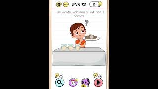 Brain test level 231  level 231 solution  Solve the puzzle  Puzzles  Riddles [upl. by Patrice971]