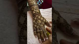 Bridal mahndi design💖trending mehndi wednesday youtube YouTubeCreatorsIndia YouTube henna [upl. by Euridice]