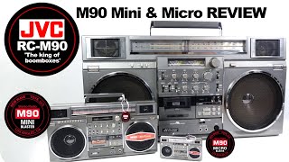 REVIEW M90 Mini amp Micro Boomboxes  More than just excellent replicas [upl. by Sorcha856]