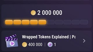 Wrapped Tokens Explained  Part 3 TapSwap Code [upl. by Sirrap976]