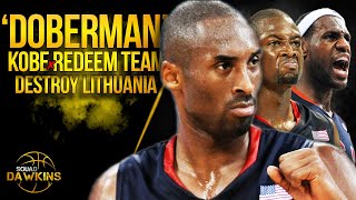 Kobe Inspires Bron Wade x 2008 Redeem Team To Play Crazy D They DESTROY Lithuania  SQUADawkins [upl. by Boswell]