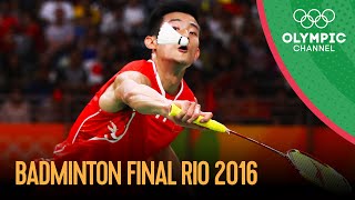 Mens Singles Badminton Final  Rio 2016 Replays [upl. by Gunn767]