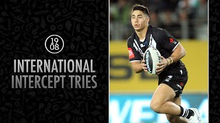 International Intercept Tries  NRL Throwback  Johnson OConnor Ferguson amp more [upl. by Wilen]