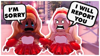 COPYING OUTFITS IN ROYALE HIGH  I GOT REPORTED  Roblox Royale High Trolling [upl. by Croteau]