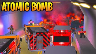 MILITARY CONVOY TRANSPORTS BOMB amp IT EXPLODES RUSSIAN MAFIA ERLC Roblox Realistic Roleplay [upl. by Dario]