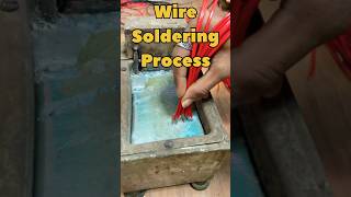 Solar street light wires soldering process solarstreetlight soldering wire shorts viralvideo [upl. by Riplex830]