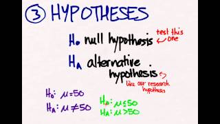 Hypothesis Testing 02 10 Steps [upl. by Hightower740]