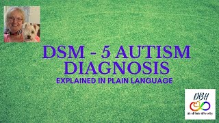 DSM5 Autism Diagnosis Explained in Plain Language [upl. by Anibas]