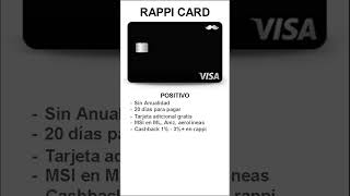 TODO sobre la RAPPI CARD  Tarjeta de Credito [upl. by Atekihc]