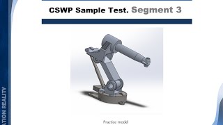 1612 Solidworks Tutorial  CSWP segment 3  Practice Test 1  BWEngineering [upl. by Keen991]