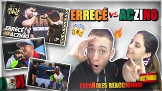 🇪🇸ESPAÑOLES REACCIONAN a ACZINO VS ERRECÉ  FINAL FMS INTERNACIONAL [upl. by Milla]