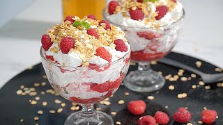 SCOTTISH Cranachan Traditional Dessert [upl. by Paderna]