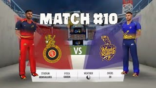 RCB VS KKR  NPL  IPL 2024  HIGHLIGHTS  WCC3 GAME  CAREER MODE CRICKET GAME  CRICKET MATCH [upl. by Akemyt]