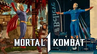 MK1  All Homelander Signature Moves References [upl. by Aynat]