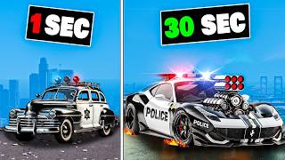 Every 30 seconds my police car gets faster in GTA 5 [upl. by Drucie13]