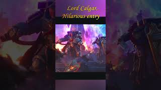 quotLord Calgar Hilarious entryquot Warhammer 40000 Space Marine2 warhammer40kspacemarine2 [upl. by Aicineohp]