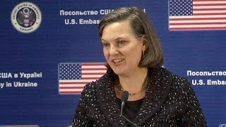 Nuland No comment on private conversation about EU and Ukraine [upl. by Htabazile710]