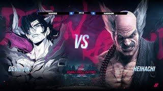 FT5 Haroon Heihachi VS Hafeez Devil Jin Tekken 8 Pakistan [upl. by Blinny599]