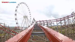 Zadra Roller Coaster  POV  Energylandia  010423 [upl. by Desmond]