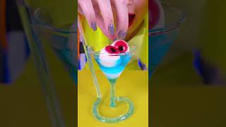 COCKTAIL OCCHI 👁️ BEVANDA DI GELATINA shorts [upl. by Regan]