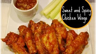 Sweet and Spicy Chicken Wings Recipe [upl. by Celestyn]